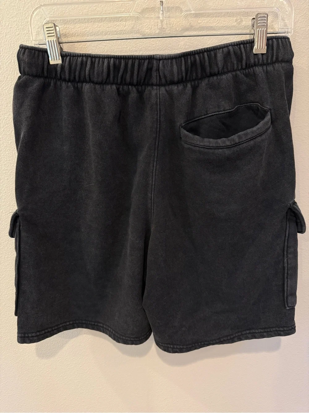 Old Navy Black Kids Sweat Cargo Shorts